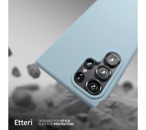 Etteri Silicone Case do Galaxy S25 Ultra Niebieski